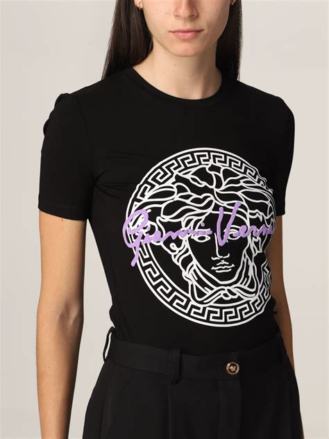 tshirt donna versace|authentic versace shirts.